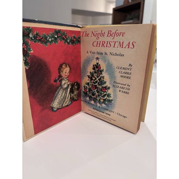 Night Before Christmas by Clement Moore Junior Elf Childrens Picture Book - Picture 4 of 8